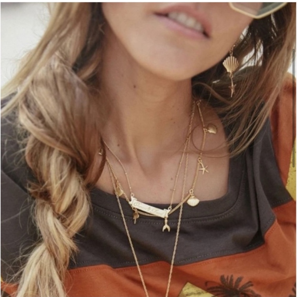 Spell & Gypsy ocean pearl necklace gold - Picture 2 of 2